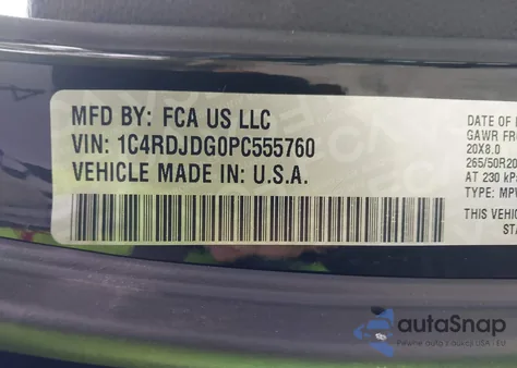 2023 Dodge Durango Gt Launch Edition Awd из США, поврежденный, VIN 1C4RDJDG0PC555760